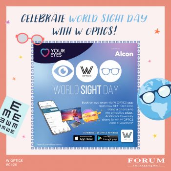 W-Optics-World-Sight-Day-Special-at-Forum-The-Shopping-Mall-350x350 Now till 31 Oct 2023: W Optics World Sight Day Special at Forum The Shopping Mall