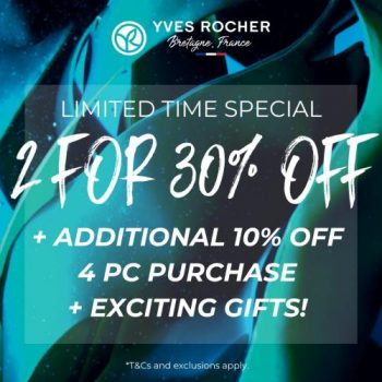 Yves-Rocher-2-For-30-OFF-Promotion-350x350 19-22 Oct 2023: Yves Rocher 2 For 30% OFF Promotion