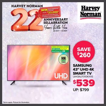 harvey-Norman-22nd-Anniversary-Promotion-2023-Singapore-Discounts-Promo-01-350x350 26 Oct-13 Nov 2023:  Harvey Norman 22nd Anniversary Celebration Hot Deals Promotion