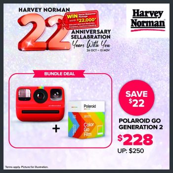 harvey-Norman-22nd-Anniversary-Promotion-2023-Singapore-Discounts-Promo-7-350x350 26 Oct-13 Nov 2023:  Harvey Norman 22nd Anniversary Celebration Hot Deals Promotion