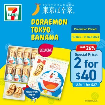 7-Eleven-Doraemon-Tokyo-Banana-Special-350x350 13 Nov-11 Dec 2023: 7-Eleven Doraemon Tokyo Banana Special