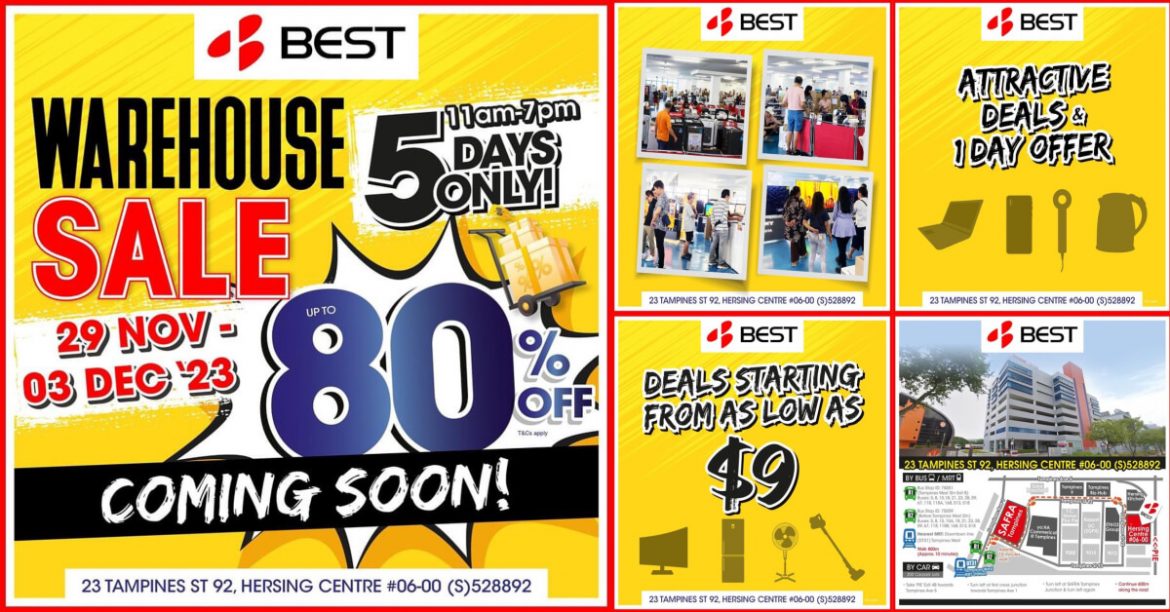 29 Nov3 Dec 2023 Best Denki Warehouse Sale
