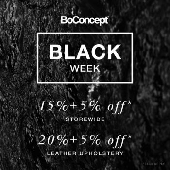 BoConcept-Black-Week-Sale-350x350 Now till 19 Nov 2023: BoConcept Black Week Sale