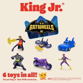 Burger-King-Jr.-Meals-Free-Batwheels-Toys-Promotion-350x350 6 Nov-17 Dec 2023: Burger King Jr. Meals Free Batwheels Toys Promotion