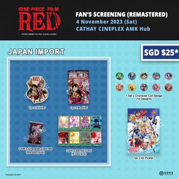 Cathay-Cineplexes-One-Piece-Film-Red-Remastered-Fans-Screening-350x350 4 Nov 2023: Cathay Cineplexes One Piece Film Red Remastered Fan's Screening