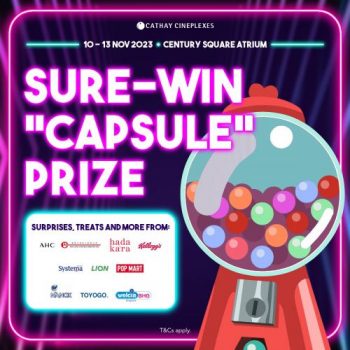Cathay-Cineplexes-Sure-Win-Capsule-Prize-at-Century-Square-Atrium-350x350 10-13 Nov 2023: Cathay Cineplexes Sure Win Capsule Prize at Century Square Atrium