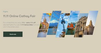Cathay-Pacific-11.11-Online-Cathay-Fair-350x184 3-13 Nov 2023: Cathay Pacific 11.11 Online Cathay Fair