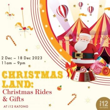 Christmas-Land-Christmas-Rides-Gifts-at-i12-Katong-350x350 2-18 Dec 2023: Christmas Land: Christmas Rides & Gifts at i12 Katong