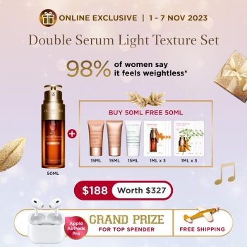 Clarins-11.11-Pre-Sale-Sets-350x350 1-7 Nov 2023: Clarins 11.11 Pre-Sale Sets