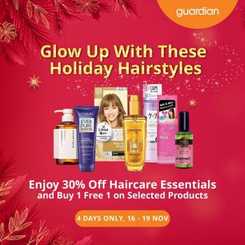 Guardian-30-Off-Haircare-Essentials-and-Buy-1-Free-1-on-Selected-Picks-Promotion-350x350 16-19 Nov 2023: Guardian 30% Off Haircare Essentials and Buy 1 Free 1 on Selected Picks Promotion