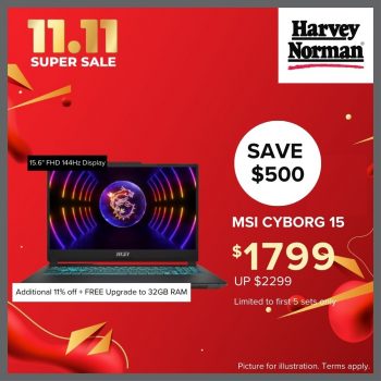 Harvey-Norman-11.11-Super-Sale-4-350x350 Now till 13 Nov 2023: Harvey Norman 11.11 Super Sale