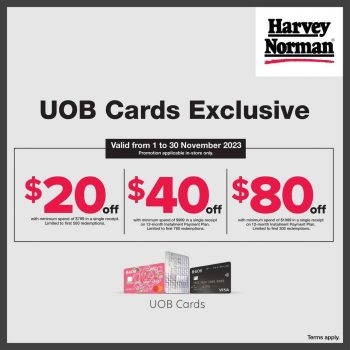 Harvey-Norman-UOB-Cards-Promotion-350x350 1-30 Nov 2023: Harvey Norman UOB Cards Promotion