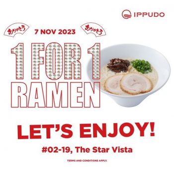 Ippudo-1-for-1-Ramen-Deal-350x350 7 Nov 2023: Ippudo 1 for 1 Ramen Deal