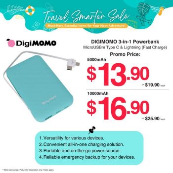 Japan-Home-Digimomo-3-in-1-Power-Bank-from-13.90-Promotion-350x350 9 Nov 2023 Onward: Japan Home Digimomo 3-in-1 Power Bank from $13.90 Promotion