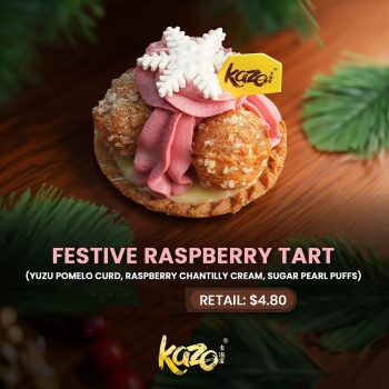 Kazo-Festive-Raspberry-Tart-Promo-350x350 18 Nov 2023 Onward: Kazo Festive Raspberry Tart Promo