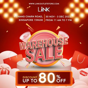 LINK-Outlet-Store-Warehouse-Sale-350x350 30 Nov-3 Dec 2023: LINK Outlet Store Warehouse Sale