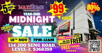 Maxi-Home-Year-End-Midnight-Furniture-Sale-350x184 18 Nov 2023: Maxi Home Year-End Midnight Furniture Sale
