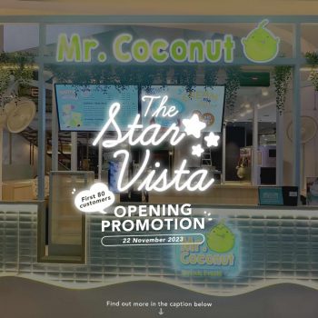 Mr-Coconut-Opening-Promo-at-The-Star-Vista-350x350 22 Nov 2023: Mr Coconut Opening Promo at The Star Vista