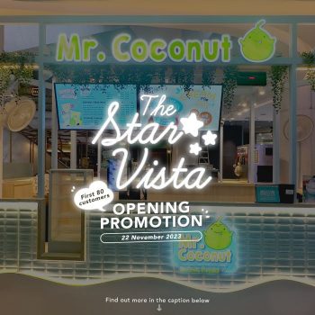 Mr-Coconut-Opening-Promotion-at-The-Star-Vista-350x350 22 Nov 2023: Mr Coconut Opening Promotion at The Star Vista