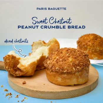 Paris-Baguette-Sweet-Chestnut-Peanut-Crumble-Bread-4-for-10-Bundle-Promotion-350x350 13 Nov 2023 Onward: Paris Baguette Sweet Chestnut Peanut Crumble Bread 4 for $10 Bundle Promotion