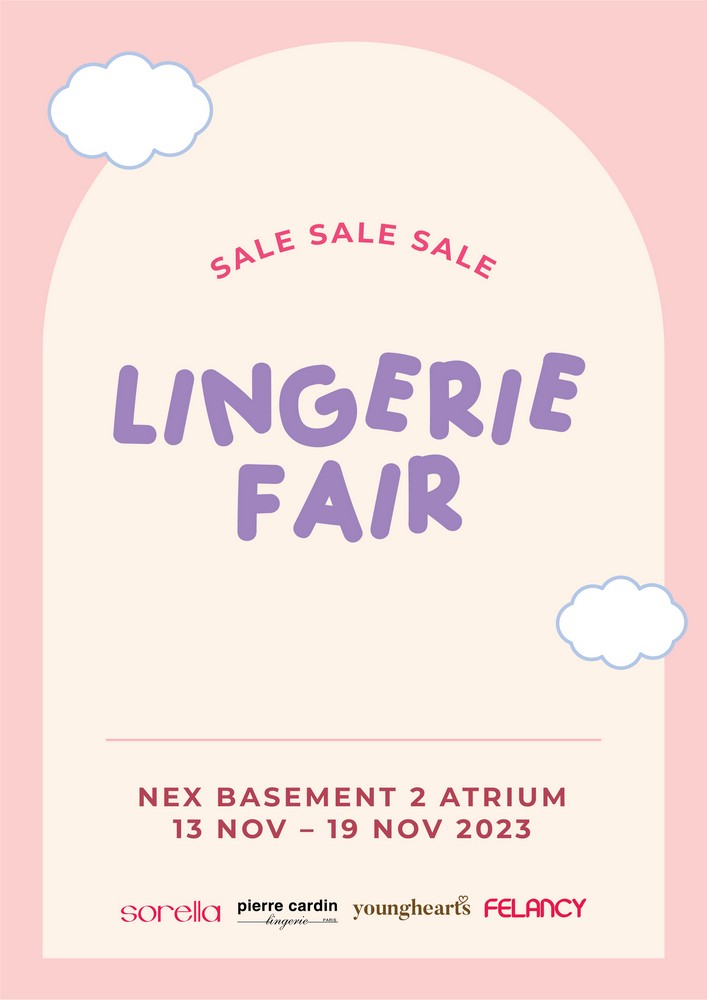 Lingerie on sale Sorella - Singapore Atrium Sale