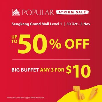 Popular-Atrium-Sale-350x350 30 Oct-5 Nov 2023: Popular Atrium Sale at Sengkang Grand Mall