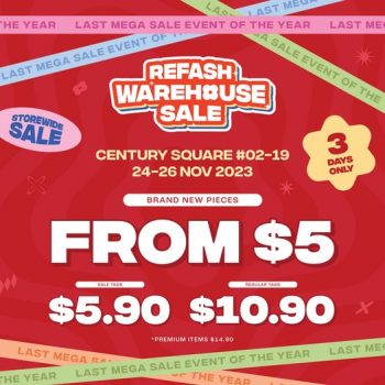 Refash-Warehouse-Sale-350x350 24-26 Nov 2023: Refash Warehouse Sale