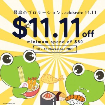 Sakae-Sushi-11.11-Promotion-350x350 10-12 Nov 2023: Sakae Sushi 11.11 Promotion