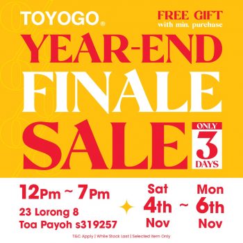 TOYOGO-Year-End-Finale-Sale-350x350 4-6 Nov 2023: TOYOGO Year End Finale Sale