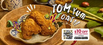 Texas-Chicken-Tom-Yum-Oat-Chicken-Special-350x154 1 Nov 2023 Onward: Texas Chicken Tom Yum Oat Chicken Special