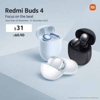 Xiaomi-Redmi-Buds-4-for-31-Promotion-350x350 20 Nov-31 Dec 2023: Xiaomi Redmi Buds 4 for $31 Promotion