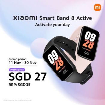 Xiaomi-Smart-Band-8-Active-for-27-Promotion-350x350 11-30 Nov 2023: Xiaomi Smart Band 8 Active for $27 Promotion