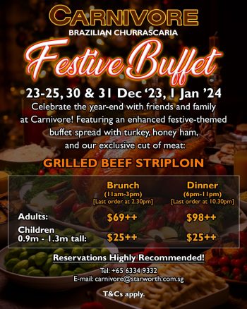 Carnivore-Festive-Buffet-Special-350x438 23 Dec 2023-1 Jan 2024: Carnivore Festive Buffet Special