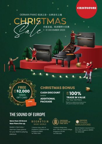 Cristofori-Music-German-Piano-Christmas-Sale-350x493 1-31 Dec 2023: Cristofori Music German Piano Christmas Sale