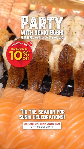 Genki-Sushi-10-Off-Promo-350x622 6 Dec 2023-1 Jan 2024: Genki Sushi 10% Off Promo