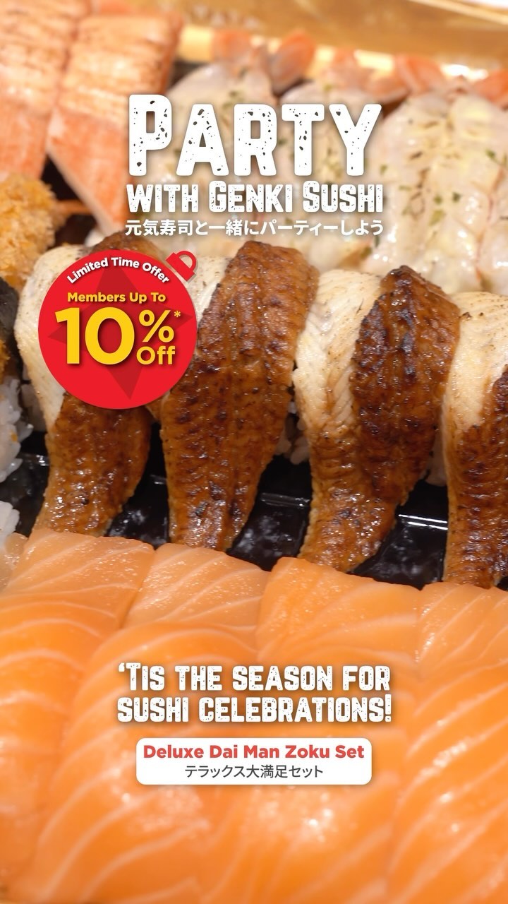 6 Dec 2023 1 Jan 2024 Genki Sushi 10 Off Promo SG EverydayOnSales Com   Genki Sushi 10 Off Promo 