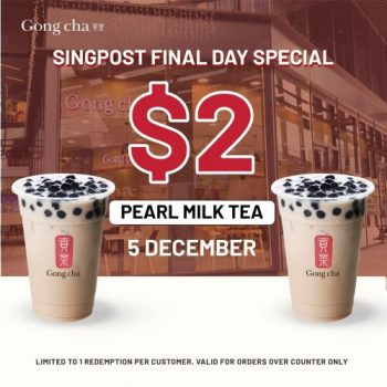 Gong-Cha-Singpost-Final-Day-Promotion-350x350 5 Dec 2023: Gong Cha Singpost Final Day Promotion
