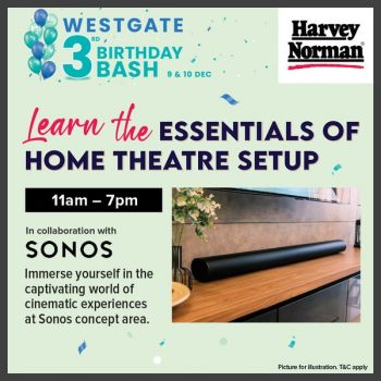 Harvey-Norman-3rd-Anniversary-Special-at-Westgate-2-350x350 9-10 Dec 2023: Harvey Norman 3rd Birthday Bash at Westgate