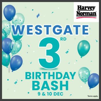 Harvey-Norman-3rd-Anniversary-Special-at-Westgate-350x350 9-10 Dec 2023: Harvey Norman 3rd Birthday Bash at Westgate