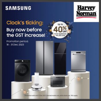 Harvey-Norman-40-off-Promo-350x350 Now till 31 Dec 2023: Harvey Norman 40% off Promo