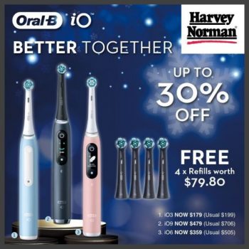 Harvey-Norman-Oral-B-Electric-Toothbrushes-Up-To-30-OFF-Promotion-350x350 18 Dec 2023 Onward: Harvey Norman Oral B Electric Toothbrushes Up To 30% OFF Promotion