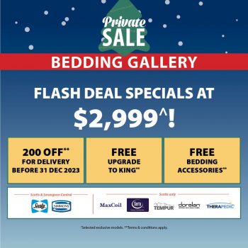 Isetan-Bedding-Gallery-Private-Sale-350x350 8-10 Dec 2023: Isetan Bedding Gallery Private Sale