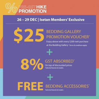 Isetan-Bedding-Gallery-Sale-1-350x350 26-29 Dec 2023: Isetan Bedding Gallery Sale
