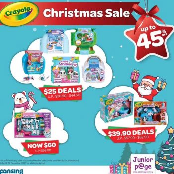 Junior-Page-Crayola-Christmas-Sale-350x350 Now till 31 Dec 2023: Junior Page Crayola Christmas Sale