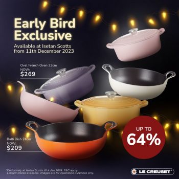 Le-Creuset-Early-Bird-Exclusive-Deal-350x350 11 Dec 2023 Onward: Le Creuset Early Bird Exclusive Deal