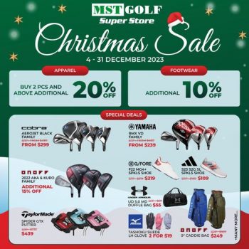 MST-Golf-Christmas-Sale-350x350 4-31 Dec 2023: MST Golf Christmas Sale
