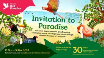 Mandai-Wildlife-Reserve-Promotions-350x196 Now till 31 Dec 2023: Mandai Wildlife Reserve Promotions