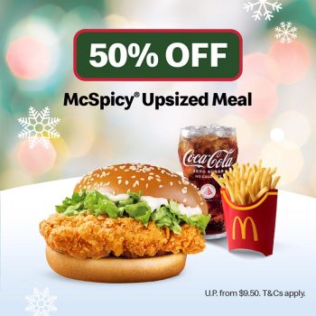 McDonald-Singapore-1-for-1-Christmas-December-2023-Promotion-Buy-1-FREE-1-Food-Promo-a01-350x350 4-8 Dec 2023: Limited Time 1-for-1 Deals: McDonald's App & McDelivery December Festive Promotionin Singapore! Up to 50% OFF