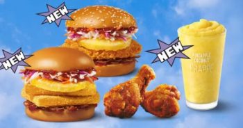 McDonalds-Sweet-‘N-Sour-Fish-Chicken-Burgers-and-Pineapple-Coconut-Frappe-Promo-350x184 28 Dec 2023: McDonald’s Sweet ‘N Sour Fish & Chicken Burgers and Pineapple Coconut Frappé Promo