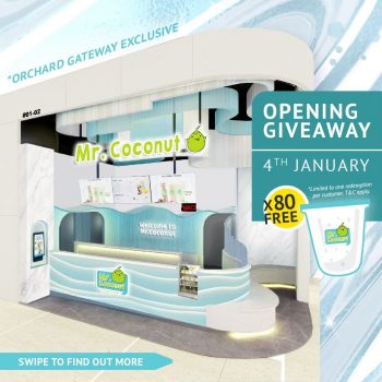 Mr-Coconut-Opening-Promotion-at-Orchard-Gateway-350x350 4-6 Jan 2024: Mr Coconut Opening Promotion at Orchard Gateway